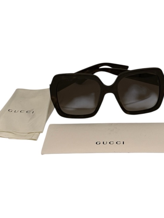Gucci Accessories - New Gucci Oversized Black Square Frame Women's Sunglasses